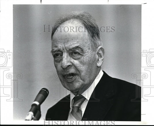 1988 Press Photo National Health Care Rally Dr. Arthur Flemming - Historic Images