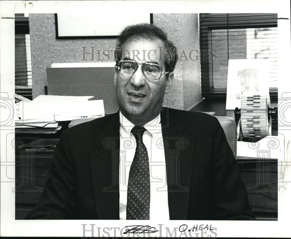 1985 Press Photo James Friedman, Lawyer citizens BLDG Benesch Firm ...