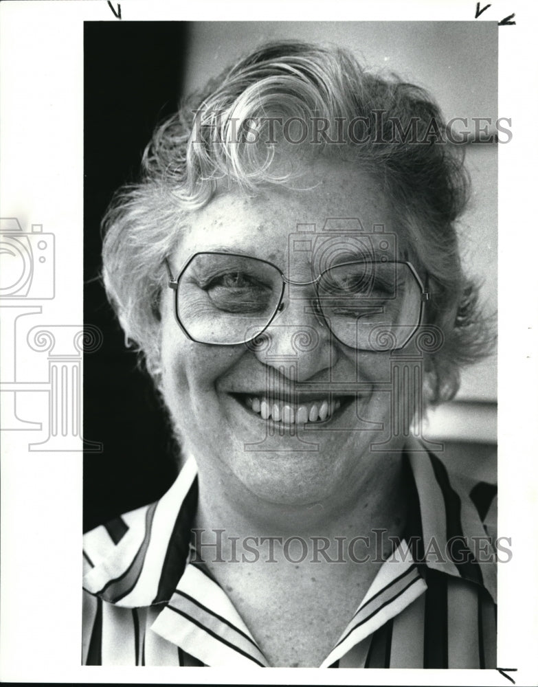 1989 Press Photo Ruth Garay is a volunteer extraordinaire at Project Learn - Historic Images