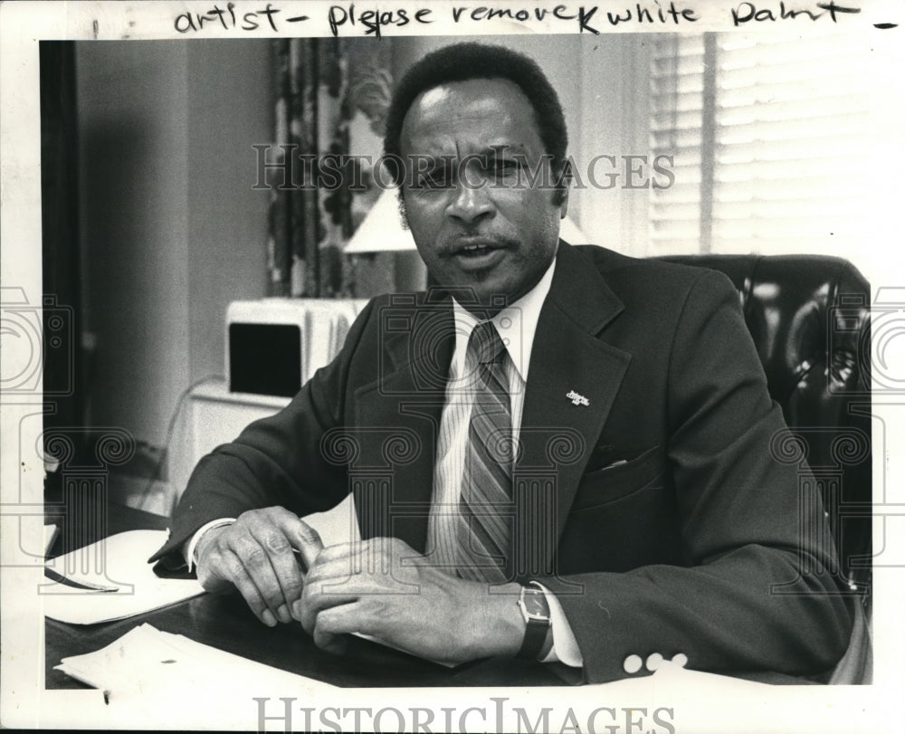 1983 Press Photo George Forbes - Historic Images