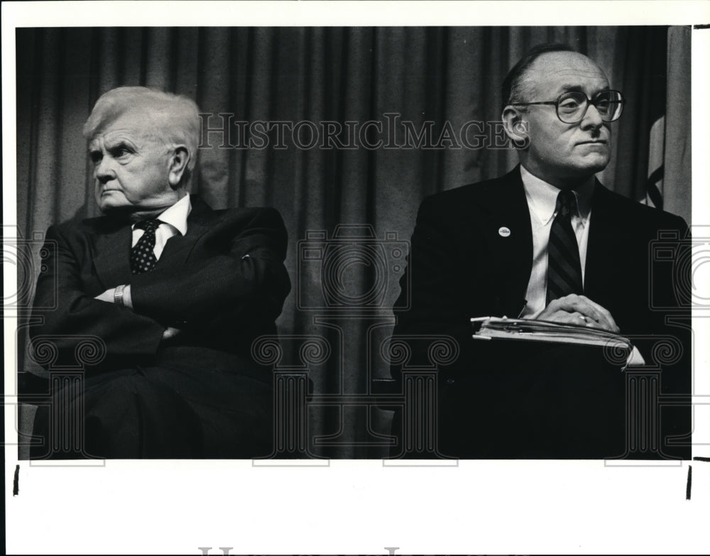 1990 Press Photo City Club debate among candidates for state attorney general - Historic Images