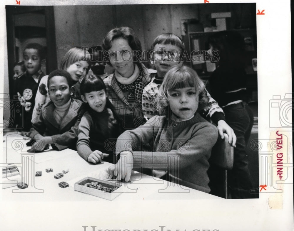 1977 Press Photo The preschool program at the Church of the Covenant - Historic Images