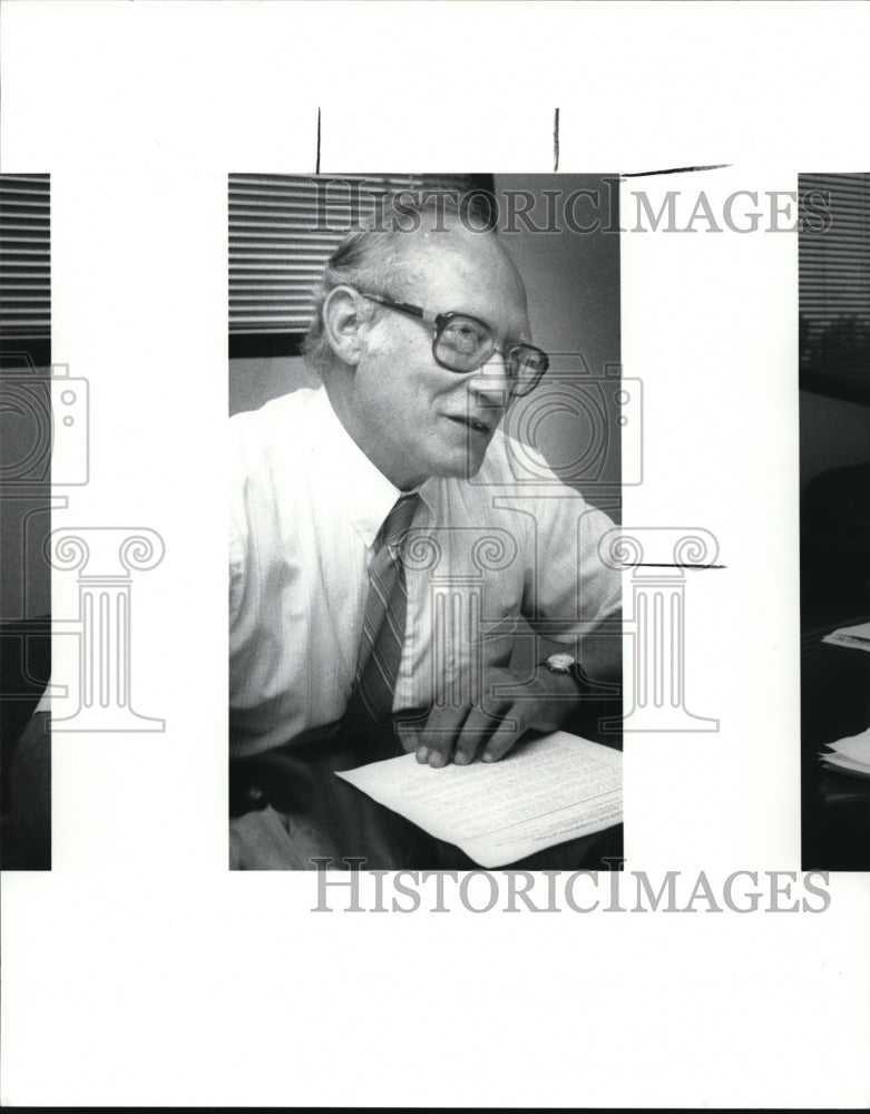 1989 Press Photo Martin Gallito Ohio Department of Transportation - Historic Images