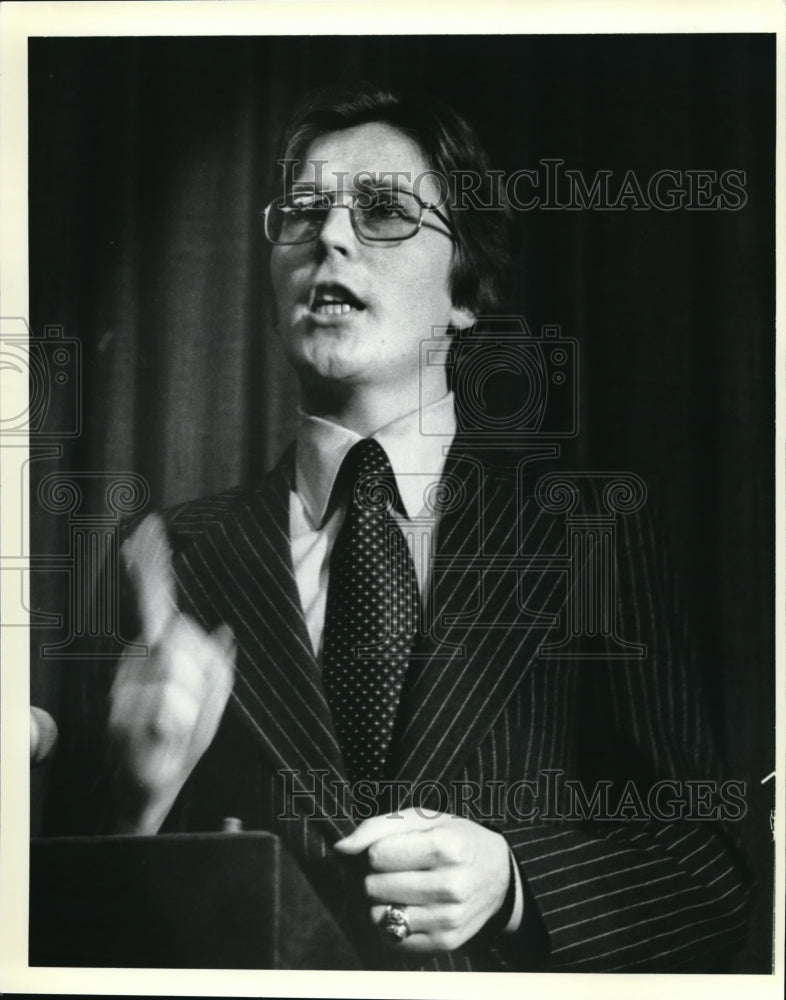 1979 Press Photo J. E. Gallagher is the President of Cleveland Board of Educator - Historic Images