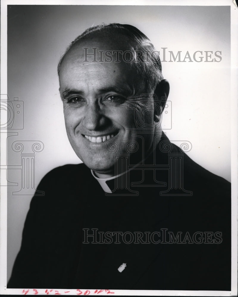 1976 Press Photo Father Marino Frascati, pastor Our Lady of Mt. Carmel, West - Historic Images