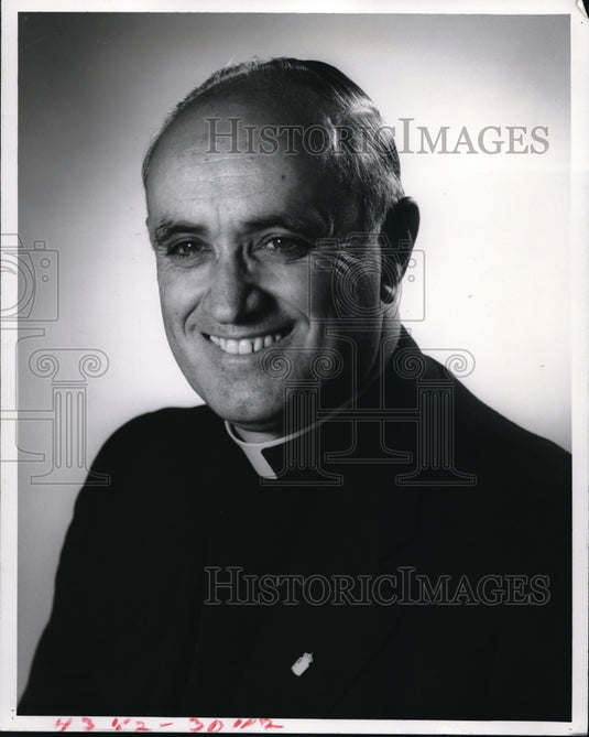1976 Press Photo Father Marino Frascati, pastor Our Lady of Mt. Carmel, West - Historic Images