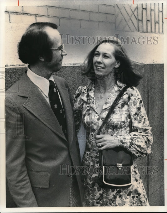 1976 Press Photo Rev James D. Foster & wife Barbara Foster of Mayfield United - Historic Images