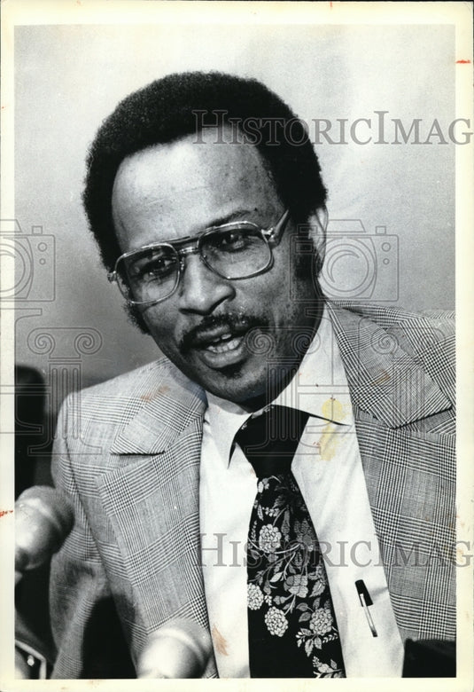 1978 Press Photo Council President George Forbes - Historic Images