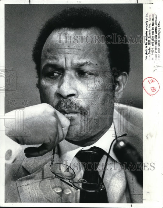 1989 Press Photo City Council President George Forbes - Historic Images