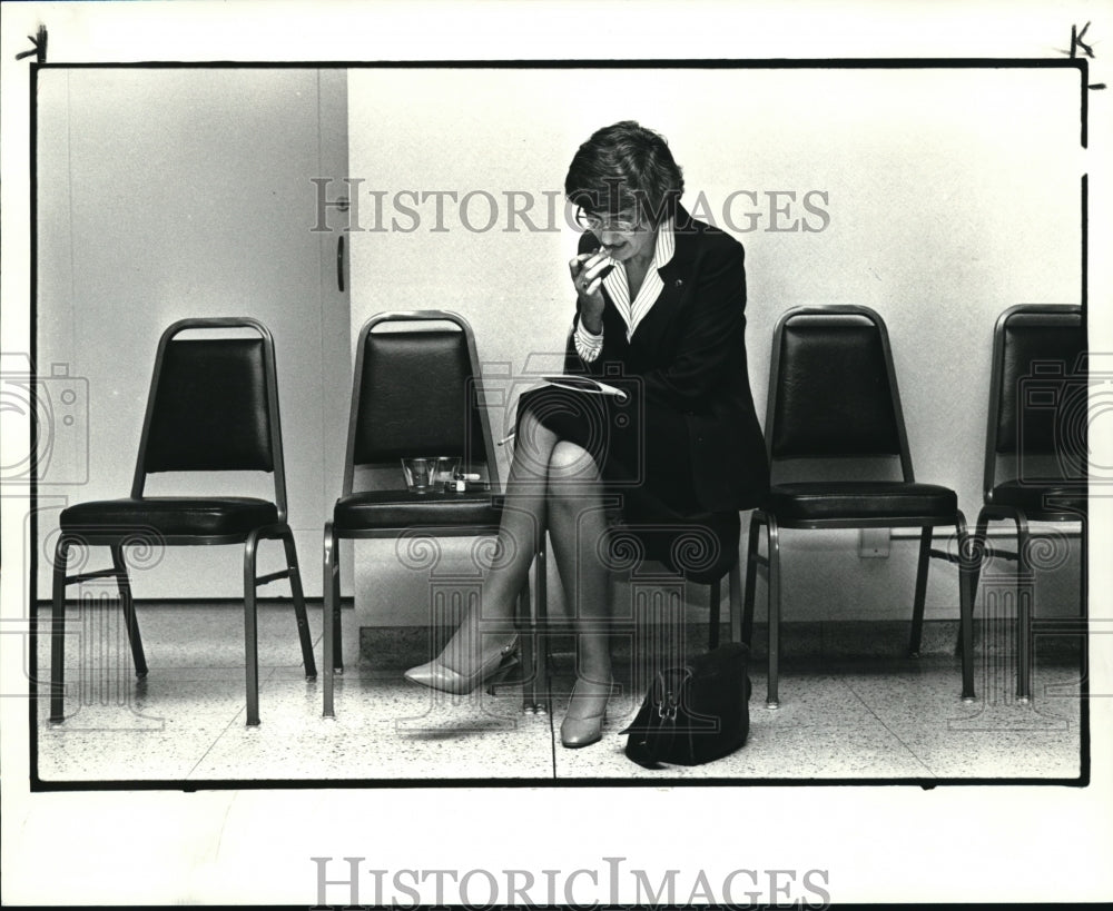 1983 Press Photo Judy Goldsmith is National Organization for Women President - Historic Images