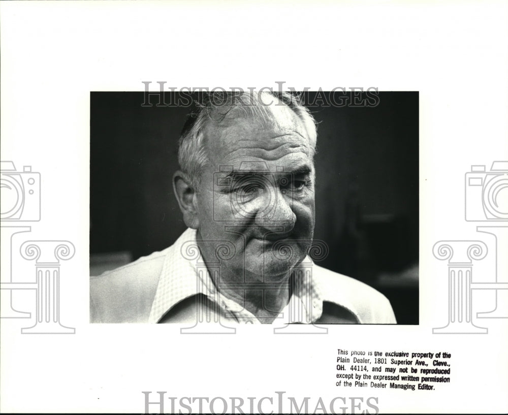 1988 Press Photo President of Local 91 Gus Golias - Historic Images