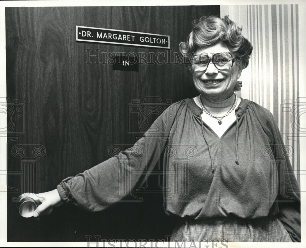 1980 Press Photo Dr. Margaret A. Golton, psychiatrist - Historic Images