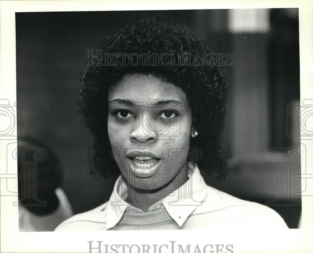 1985 Press Photo Regina Foster, Gospel show, Morningstar Baptist Church - Historic Images