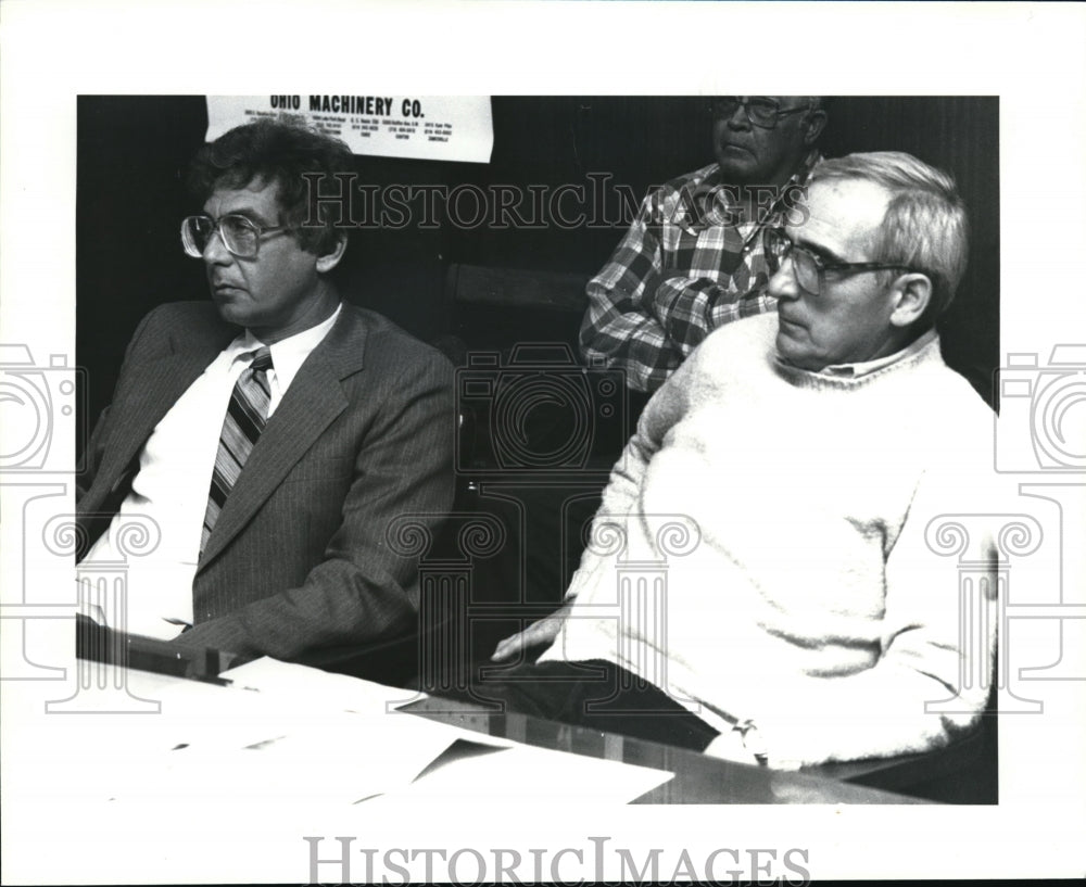 1983 Press Photo James Hackenberg and Richard Kessler - Historic Images