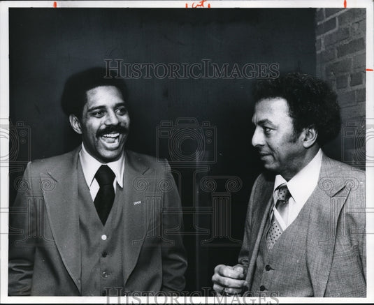 1978 Press Photo John Clover, left, are development director of UNCF - Historic Images