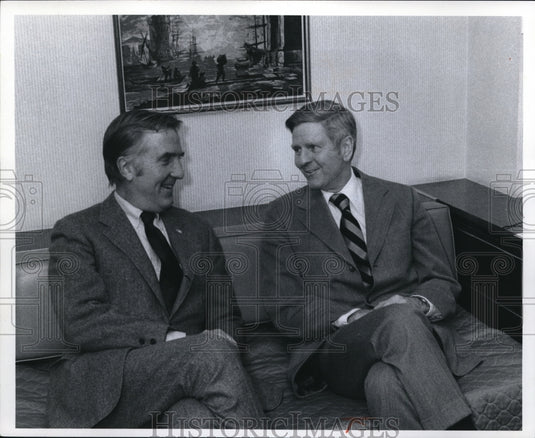 1974, Governor John Gilligan and Robert Rawson - cva14967 - Historic Images