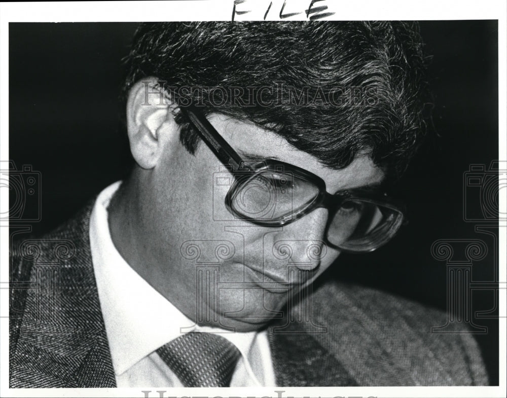 1987 Press Photo Ohio Racing Commission member, Robert Ginsberg - cva15009 - Historic Images