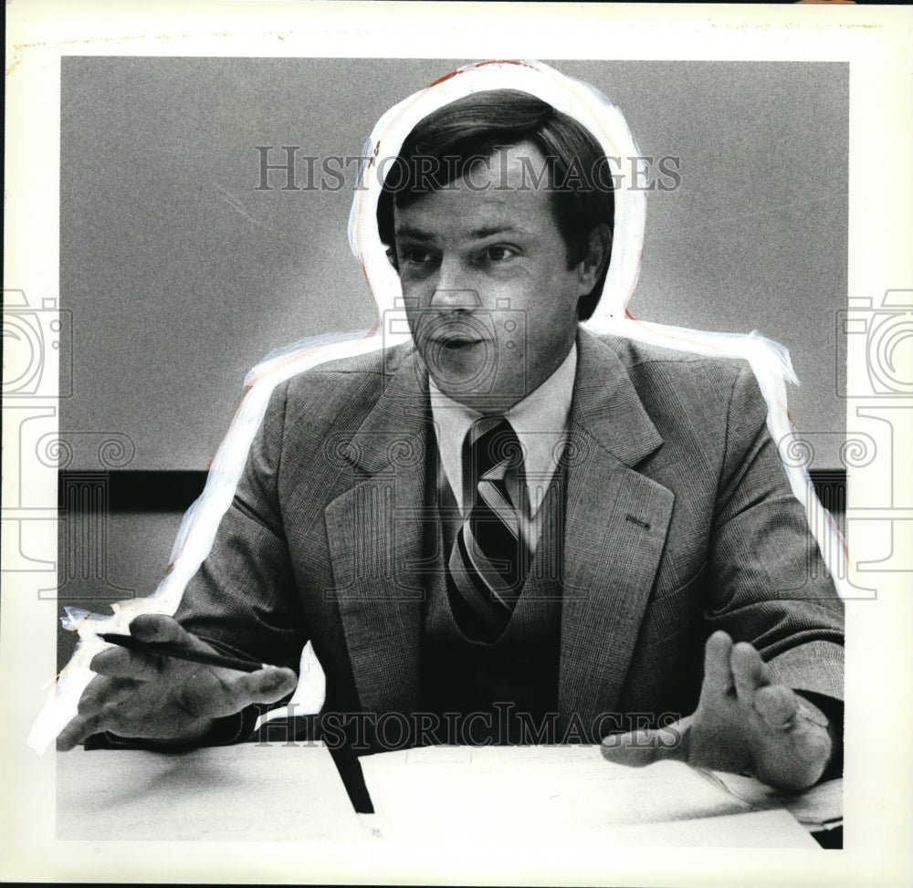 1979 Press Photo William Fraunfelder at the Court - Historic Images