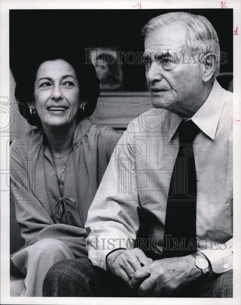 1978, Mr. &amp; Mrs. Zoltan Gombos Hungarian Newspaper Owner - Historic Images