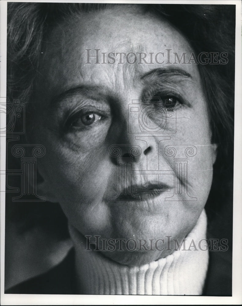 1973 Press Photo Lilian Gish was an American stage, screen and TV actress - Historic Images