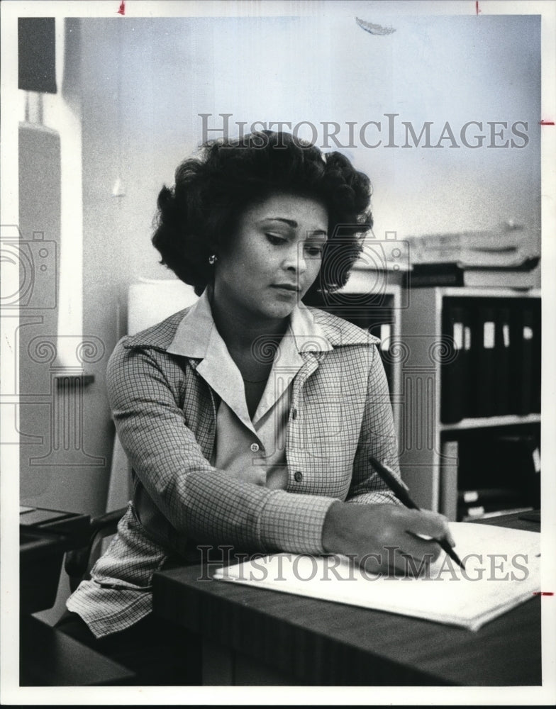 1979 Press Photo Sharon Glaspie assist manager Ohio Bell - Historic Images