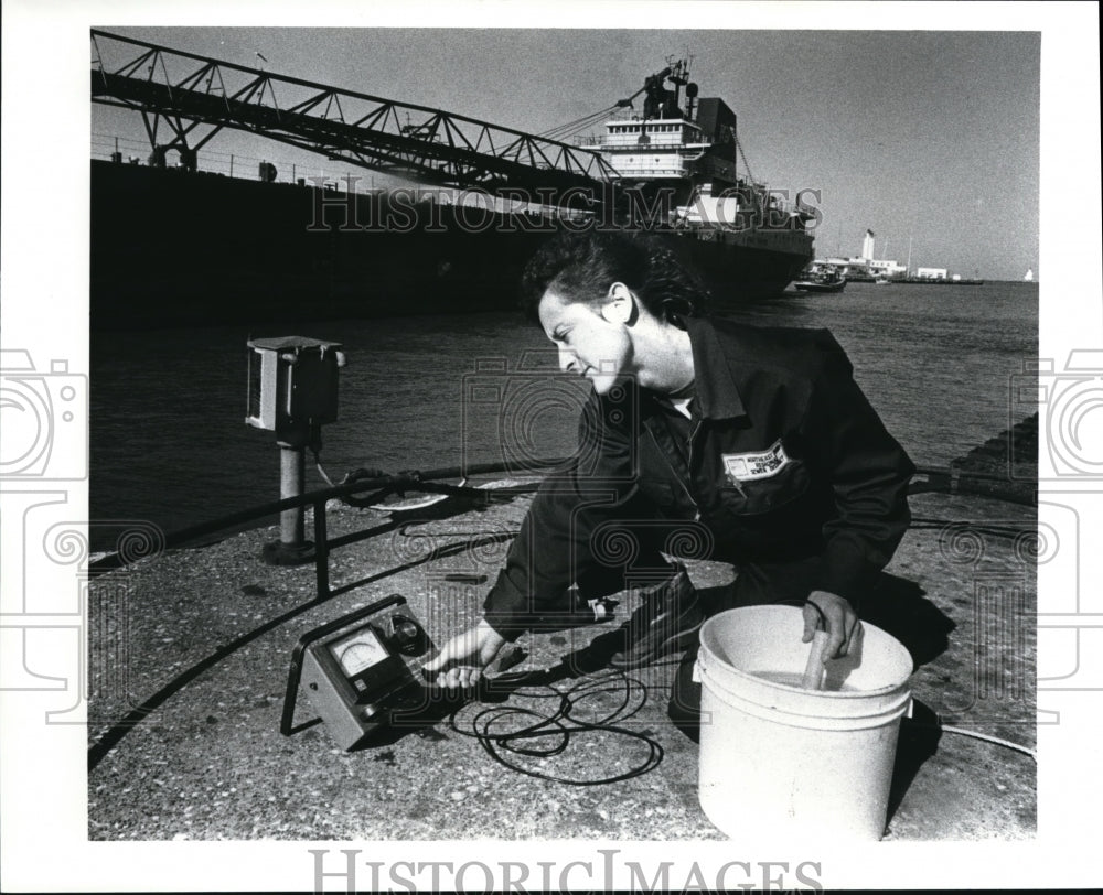 1988 Press Photo From the Sewer District, Cheryl Ann Green - Historic Images