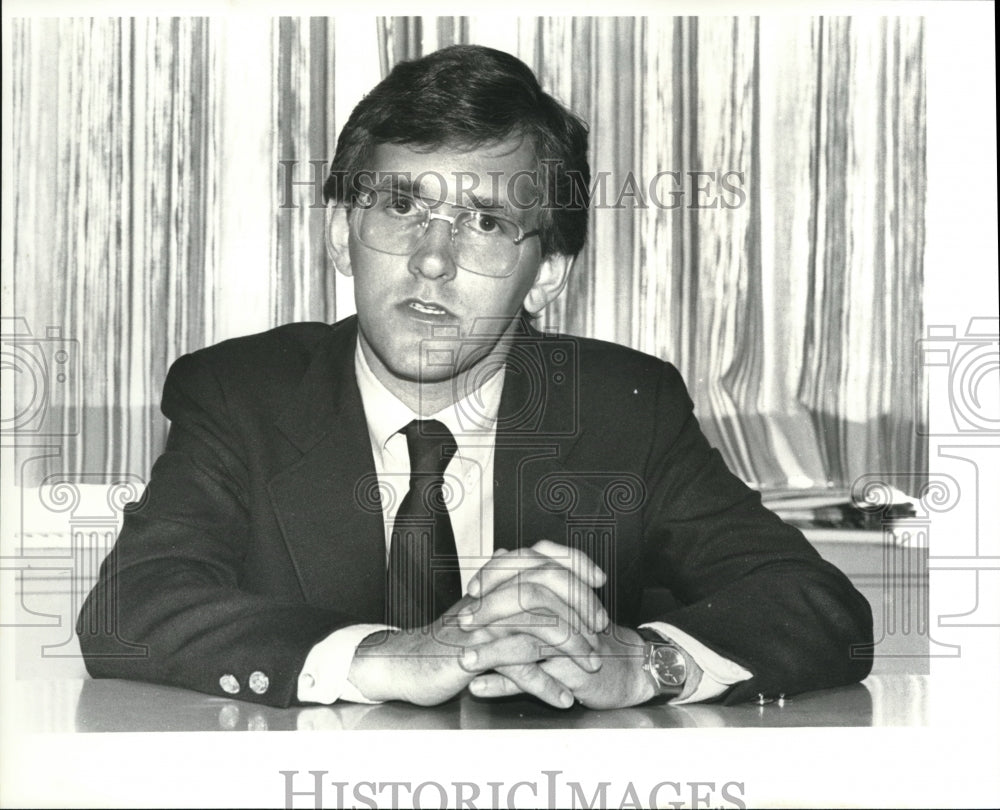 1981 Press Photo Congressman Steve Gurderson - Historic Images