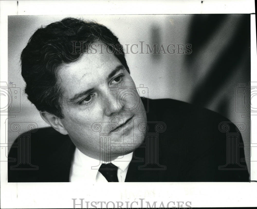 1989 Press Photo County Commissioner Tim Hagan - Historic Images