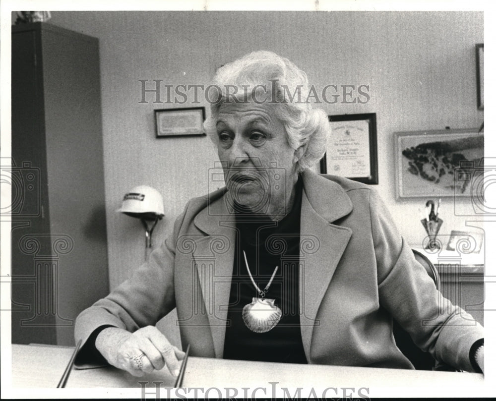 1980 Press Photo Maxine Haberman - Historic Images