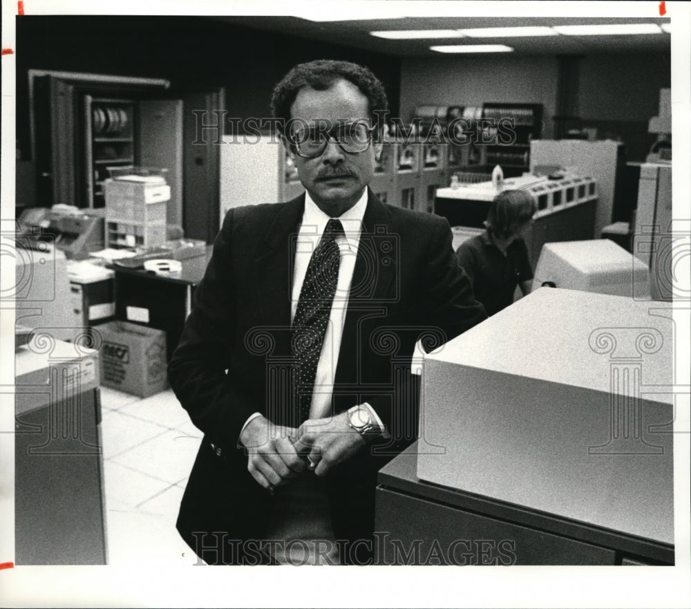 1981 Press Photo President of the Management reports Incorporated Sidney Goodman - Historic Images