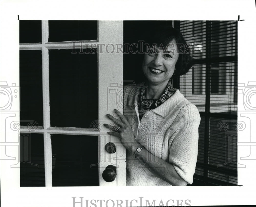 1989 Press Photo Carol Griffith Director of University Circle Inc Community - Historic Images