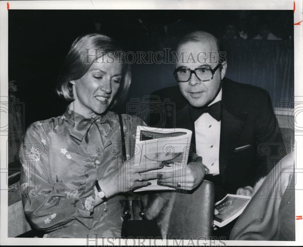 1978 Press Photo The New Boxholders at the opening night Mr. And Mrs. Rey Groves - Historic Images