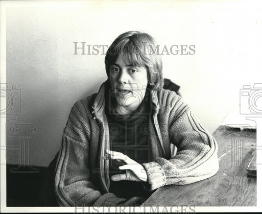 1980 Press Photo Deirdre Griswold - Historic Images