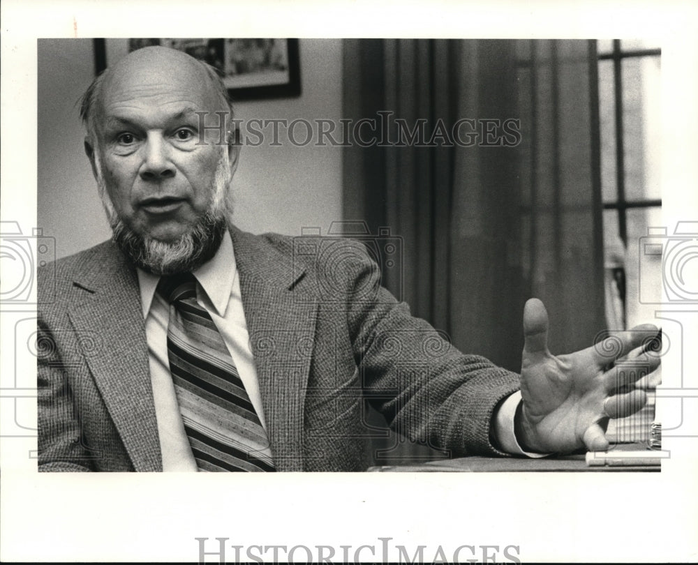 1981 Press Photo Albert Gray of Baldwin-Wallace - Historic Images