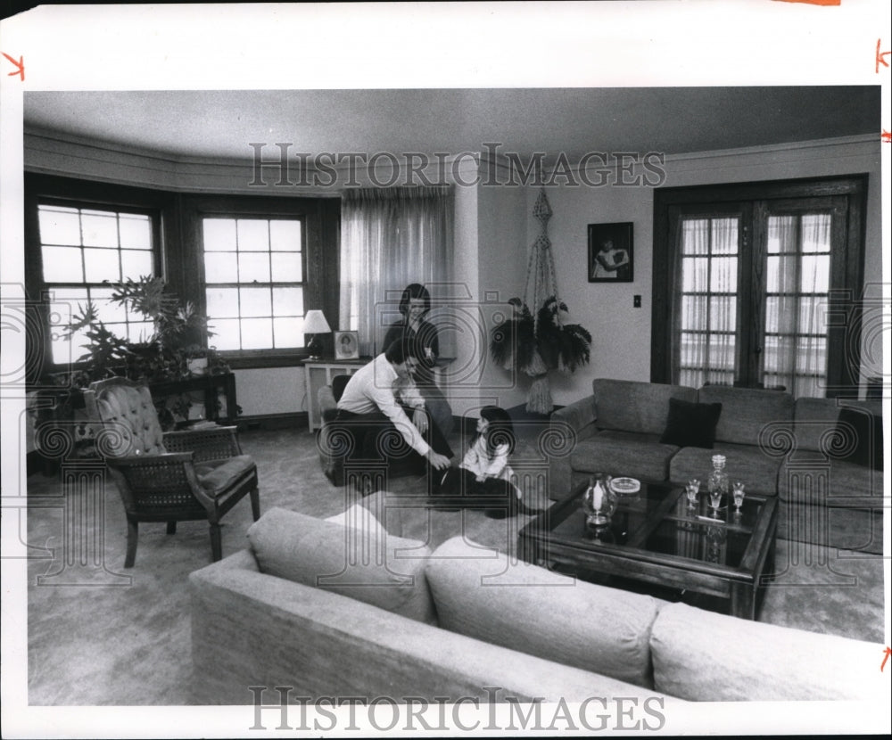 1978 Press Photo Judd Hambrick&#39;s interior home - Historic Images