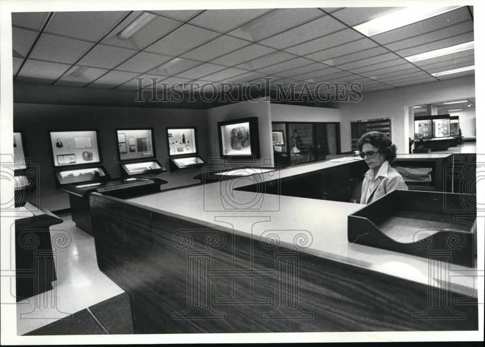 1982 Press Photo Rutherford B Hayes Presidential Center in Fremont Ohio - Historic Images