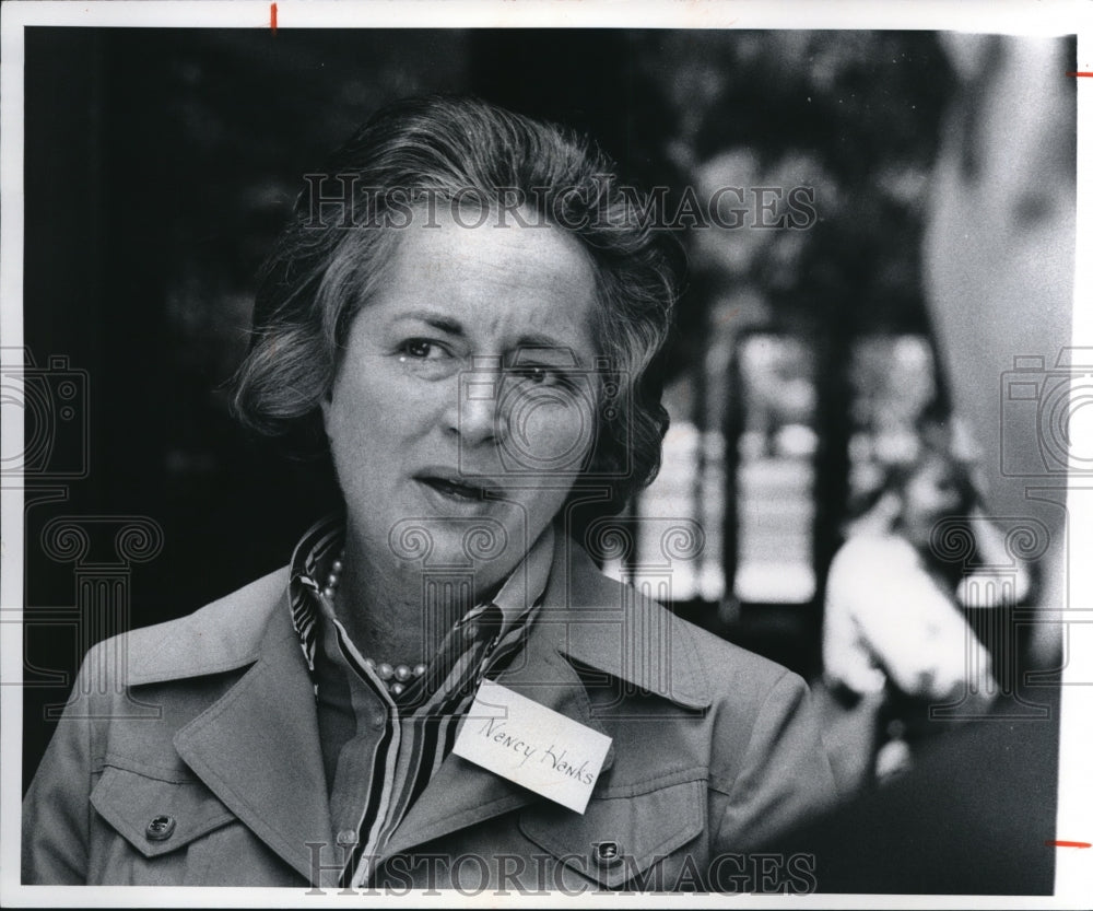 1975 Press Photo The national Endowment for arts chairman Nancy Hanks - Historic Images