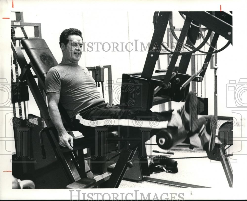 1980 Press Photo William T. Hanton Police Chief - Historic Images