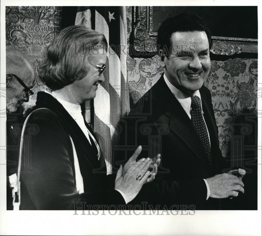 1980 Press Photo  The new Police Chief William T. Hanton with his sweet smile - Historic Images