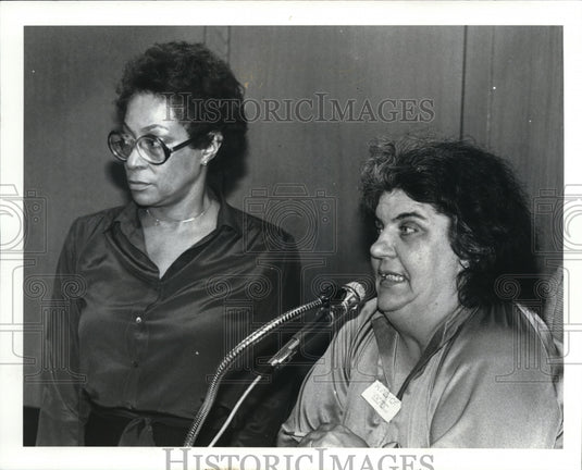 1982 Press Photo The Cuyahoga County Welfare Director Marjorie Hall Ellis - Historic Images