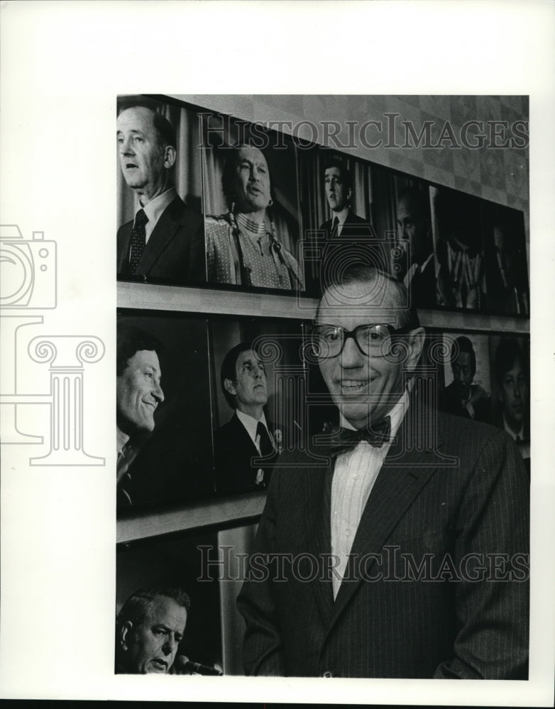 1984 Press Photo James I. Houston, City Club President - Historic Images