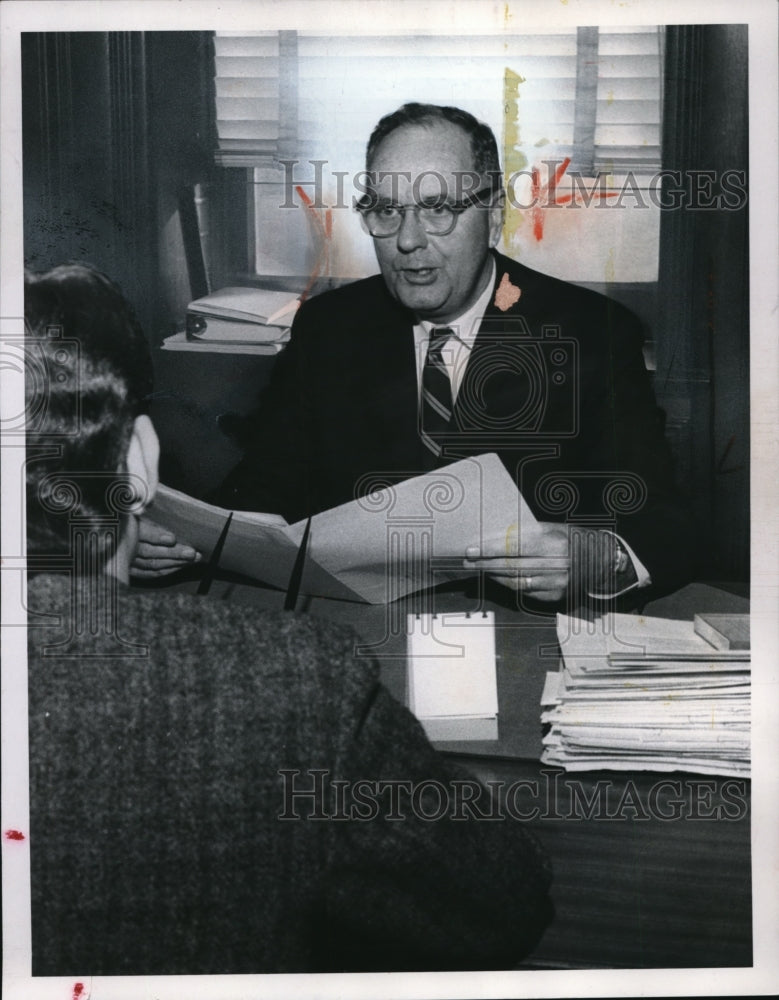 1968, The Dean of the Case Western Reserve University Frank Hurley - Historic Images