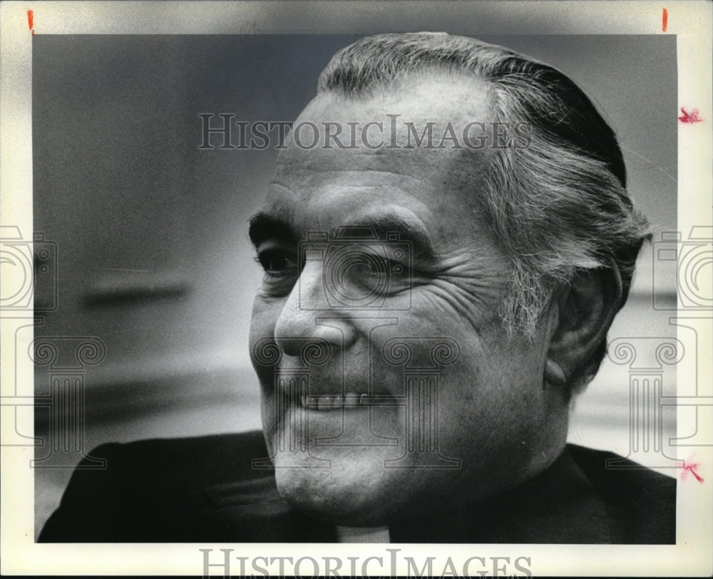 1979 Press Photo Rev Theodore M Hesburgit - Historic Images