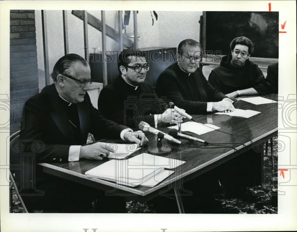 1979 Press Photo Bishop J. Hickey, Bishop A. Pilla, Bishop Giffin, Bishop Lyke - Historic Images