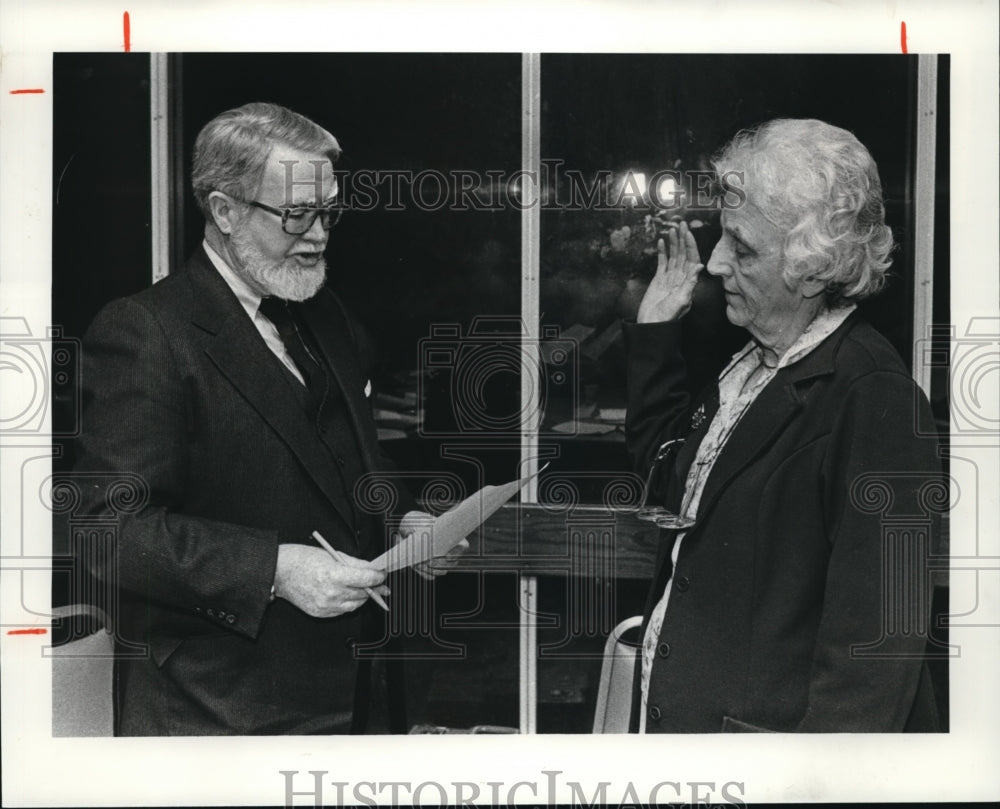 1981 Press Photo Mental Retardation Board President Thomas Higgins - Historic Images