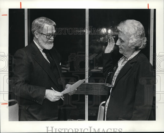 1981 Press Photo Mental Retardation Board President Thomas Higgins - Historic Images