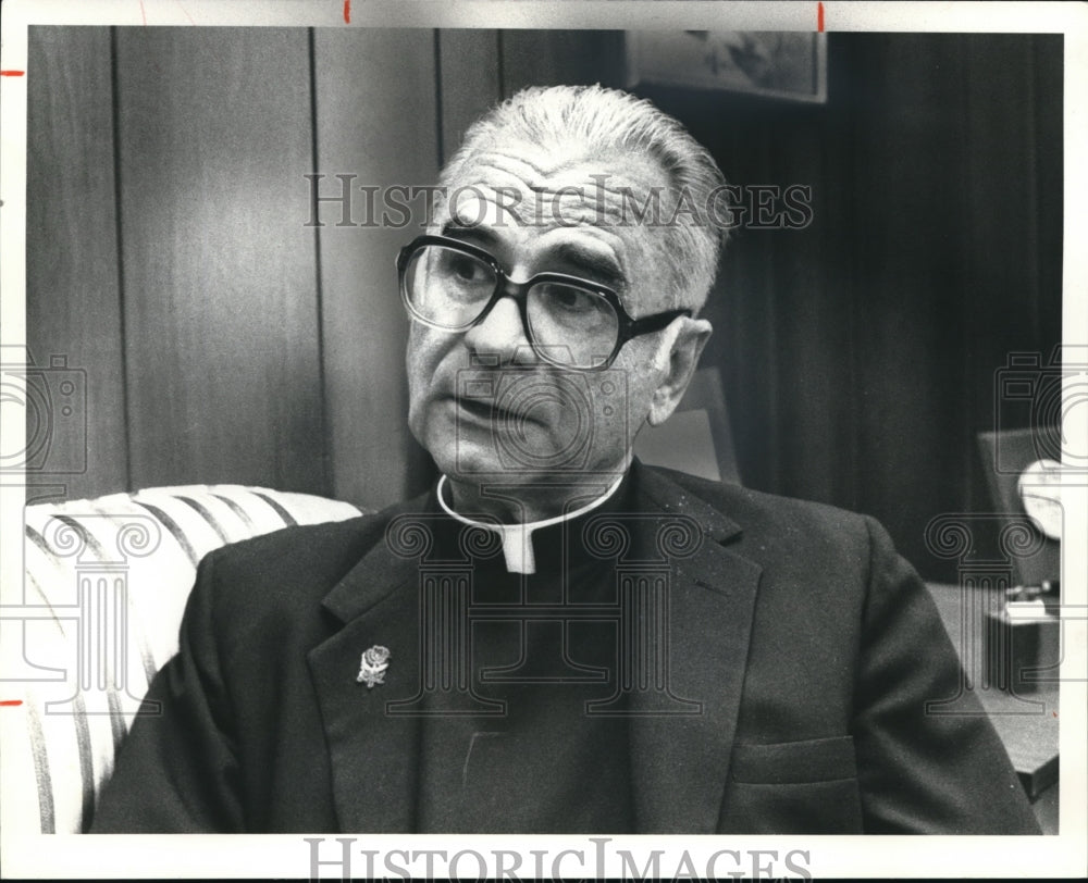 1980, Father Francis Filas - cva17596 - Historic Images