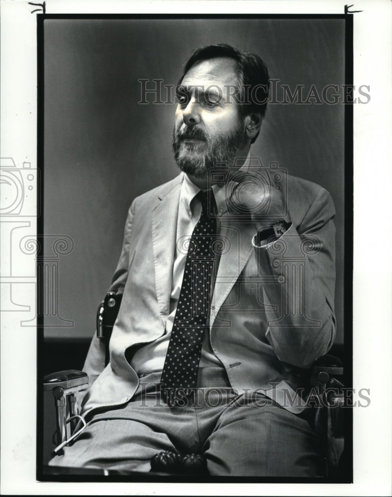 1986, The City Club Speaker, Max Starkloff - Historic Images