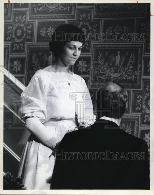 1978, Catherine Hill with Roland Sydney Hill during a cotillion - Historic Images