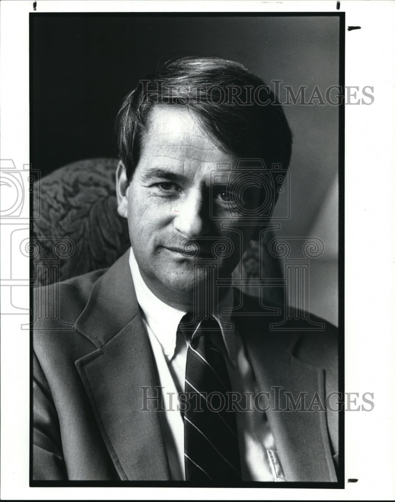 1989 Press Photo University School headmaster Dr. Richard Hawley - Historic Images